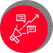 Marketing und Kommunikation Symbol
