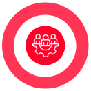 Teamwork und Zusammenarbeit Icon